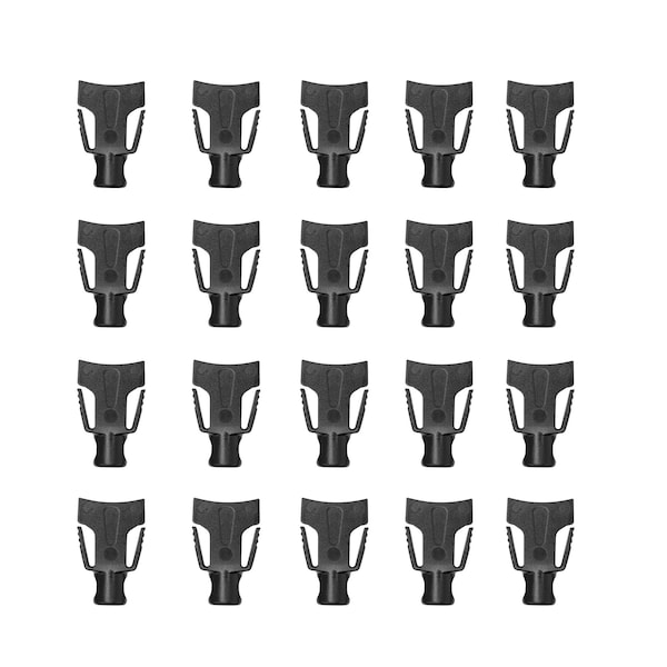 20-Pack End Fitting for Quik Connect retractable Keychain